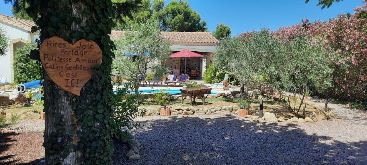 생마르탱드크로 Fenetre Sur Les Alpilles B&B 외부 사진