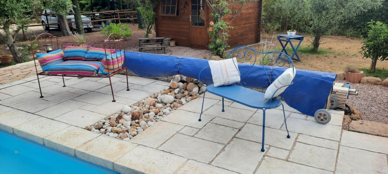 생마르탱드크로 Fenetre Sur Les Alpilles B&B 외부 사진